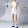 Active Dresses Sean Tsing Tennis Dress Women Slveless Sport Suits Training Running Fitness Short Skorts Badminton Workout Vestidoes Y240508