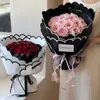 Enveloppe cadeau 10pcs Petal Flower Emballage Papier Rose Saint Valentin Mariage de mariage DIY Craft Material Party