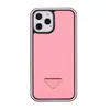 Cas de téléphone de créateur de mode pour iPhone 15 Pro Max 15Plus 15pro 14 14pro 14Plus 13 13pro 12 11 11Promax Pu Leather P PatternS conception iPhone X xr Max Bicolor Shell Case