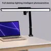 Lampes de table LED LED LAMPE DE BURABLE DIMMable 5 Couleurs Niveaux de luminosité Architecte de bras swing flexible avec pince pour le bureau à domicile