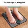 Carpets EMS Foot Electric Massager Pad Battery Powered Circulation Relief Relax Lightweight For Hiking