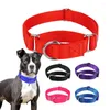 Hondenkragen martingale zware nylon kraag verstelbare zachte comfortabele puppy huisdier voor kleine grote honden veiligheidstrainingscontrole