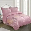 Ensembles de literie 3pcs / set patchwork set matetted coton imprimé confortable thelasse de courtepointe respirante machine à lit lavable