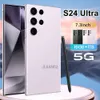 Smartphone S24 Ultra Android Octa Core 6.8 pouces Affichage Face ID HD Caméra 256 Go 512 Go 1 To Punch-Hole Tacy Screen déverrouillé 13MP CAME GPS Téléphone anglais 378