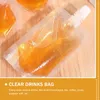 Take Out Containers 20pcs Liquid Packaging Bags Food-grade Plastic Beverage Pouches