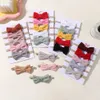 Hair Accessories 5Pcs/Set Fashion Classic Solid Color Bow Headband Set Baby Girl Hair Decorate Cute Hair Band Kids Headgear Hair Accessories Gift