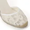 Sandały klinowe dla kobiet sapatos mulher tienda soludos cap palca