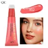 QIC QINI COLOR SPONGE Tête, lèvre et joue à double usage Blush Water hydratant, facile à repousser, maquillage soyeux tenant un liquide, une fard à joues en poudre