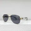 Moda Sunglasses Frames Designer Tiktok Mesmo estilo Personalidade Sunglasses Sun Fashion Versátil GG1194SK 91N5