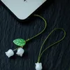 1pc Téléphone Charme Pendentif Kawaii-Key Chain pour sac Migère accessoire STRAPE DE GUITARE LANE DANGE