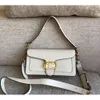 Sacchetto da designer di borse da donna da donna borsa a traversa bianca bola in pelle baguette borsa in rilievo specchio in rilievo di qualità invasella busta saccheggio 978 978