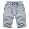 Heren shorts Summer Breeches katoen Casual Sweat Men Hip Hop Streetwear Losse Jogger Pocket Beach Korte broek