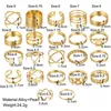 Mix maat Knuckle ring set voor vrouwen 22 stks/set vintage zilvergoud liefde vlinder vinger ringen feestgeschenken meisjes slangenketen stapel ring vintage boho midi ringen