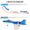 RC Plane SU27 Aircraft Remote Contrôle Helicopter 24g Airplane EPP mousse verticale Children Toys Cadeaux 240511