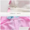 Etnisk klädklänning retro kinesisk stil hanfu flicka söt kortärmad barn impd cheongsam qipao 2023 rosa blå droppe leverans ap dhu3c