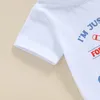Kleidungssets 2pcs Kleinkind Junge Sommerkleidung Kurzarm Tops Baseball Star Print Shorts Set Baby Outfits
