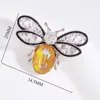 Broscher kristaller från Österrike kvinnokläder brosch för damer eleganta smycken gåva trend bi design kvinnlig bröllop bijoux