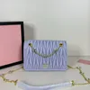 سلسلة Crossbody Bag أعلى جودة مصمم حقيبة الكتف الأزياء حقيبة جلدية حقيبة جلدية للسيدات