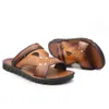 Heren zomer buitenleren slippers klassieke zachte sandalen Romeinse comfort Walking Shoes 230720 532 D SA