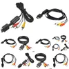 Câbles 500pcs lots 1,8 m o vidéo à 5 RCA AV pour PS3 / PS2 Composant TV Drop livraison des jeux d'accessoires accessoires otkhj