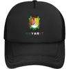 Caps de bola Nayarit México Estado unissex Adulto Classic Mesh Baseball Cap Snapback Hat Grid Black