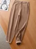 Frauenhose Rundticke gestrickt Frauen Herbst Winter dicker warme, hohe taillierte losen Harem Pant 2024 Vintage Casual Y2K Solid Hosen