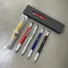 6 In1 stylo à bille multifonction avec outil à main moderne Mesure de la règle technique tournevis à écran tactile Stylus Spirit Niveau