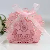 Opakowanie na prezent 50 szt. Baby Shower Butterfly Candy Dragee Box Ujawnienie płci dla gości urodzinowe przyjęcie weselne Favors Dekoracje