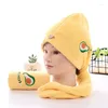 Towel Women Soft Microfiber Towels Shower Cap Bath Hats For Dry Hair Quick Drying Lady Turban Head Girl