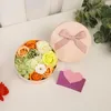 Dekorativa blommor presentförpackning Bukett Flower Round Soap Roses Valentine's Day Small Artificial