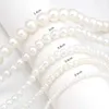 Colliers de perles Elegant White Imitation Perle Collier Grand Collier de mariage en perles circulaires Bijoux à la mode D240514