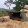 Tende e rifugi per la tenda da bushcraft per 2 persone Beck in stile esterno campeggio per escursionismo a 2 piani zaino foresta di foresta calda calda tendaq240511