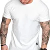 Men's Hoodies Spring/Summer Leisure Fashion Solid Color T-shirt Sports Short Sleeved Summer