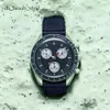 Tag Watch Tag Watch Heure Bioceramic Planet Moon Mens Mens Watchs Full Function Quarz Chronograph Watch Mission to Mercury 42mm Nylon Luxury Watch Limited Edition 668