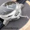 Montre de poignet classique Panerai Regère de bronze submersible masculin Précision Steel Watch Swiss Watch Casual Luxury Horloge 44mm Gauge Black Belt Pam00312