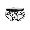 Femme de la culotte de femmes 2 PCS Couple de vache pour couples Knickers The Household Match Briefs Cotton Man