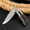 Top Quality H2551 High End Flipper Folding Knife VG10 Damascus Steel Blade Carbon Fiber with Damascus Steel Handle Outdoor Camping Hiking Survival EDC Pocket Knives