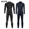 5 mm Néoprène WetSuit One-pièce Femmes Men de plongée à manches longues Sparping Piscinging surf sur un équipement de maillot de bain chaud 240507