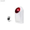 Alarm Systems Beam Infraröd sensor Independent Wireless Home Safety Alarm System Kit Flash Larm Horn med rörelsedetektor DIY 120dB inbrottslarm WX