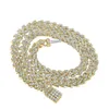 Mode 18 mm I CED OUT Luxury 925 STERLING Silver Moissanite Cuban Link Chain