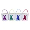 STOCK Easter Festive Cute Basket US Bunny Ear Bucket Creative Candy Gift Bag Easters Egg Tote Bags With Rabbit Tail 27 Styles s s
