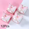 Gift Wrap 12pcs/bag Package Packing Paper Boxes Butterfly Candy Birthday Decorations Party Gifts Wedding