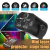 RGB Laser Projector Stage Light DJ Disco LED Lamp USB Rechargeable UV Sound Strobe Stage Effect Wedding Xmas Holiday Party