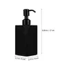 Liquid Soap Dispenser Bottle Bathroom Shampoo Lotion Stainless Steel Refillable Shower Gel Body Wash