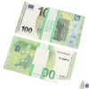 Mathematikzählzeit 50% Größe Großhandel Top -Qualitäts -Billet Euro Kopie 10 20 50 Party gefälschte Banknoten Notizen Faux Euro Play Collection otae6