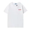 Designer T-shirt Men Femmes Triangle de luxe Logo Pure Cott Cott Short Shirt Fi Contrôle des vêtements d'été Taille asiatique 58NV #
