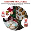 Bouteilles de rangement Christmas Tin Box Noël cadeau Halloween Cadeaux Fêtes Traits de vacances Conteneur COOKI