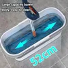 Hand Free Flat Floor Mop And Bucket Set For Professional Home Cleaning Automatic Dehydration Magic Mops 240510