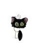 Kawaii Plush Cat Keychain chirriante pp gatito de peluche muñeca blanca gatos negros llave de llave colgante de bolsas
