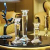 Candlers Nordic Luxury Crystal Glass Solder Romantic Wedding Table Centres de table décor Candelabra Coffee Home Decoration